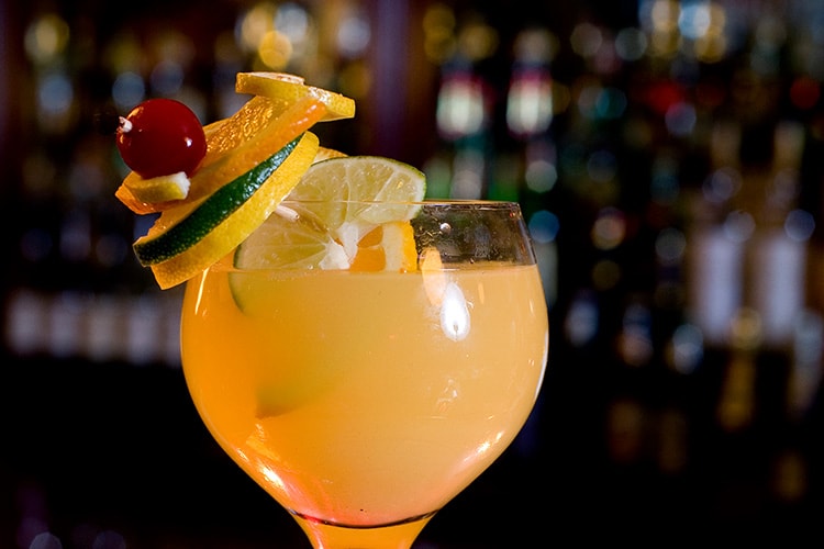 Flute Bar Lounge Midtown Manhattan - Champagne Sangria